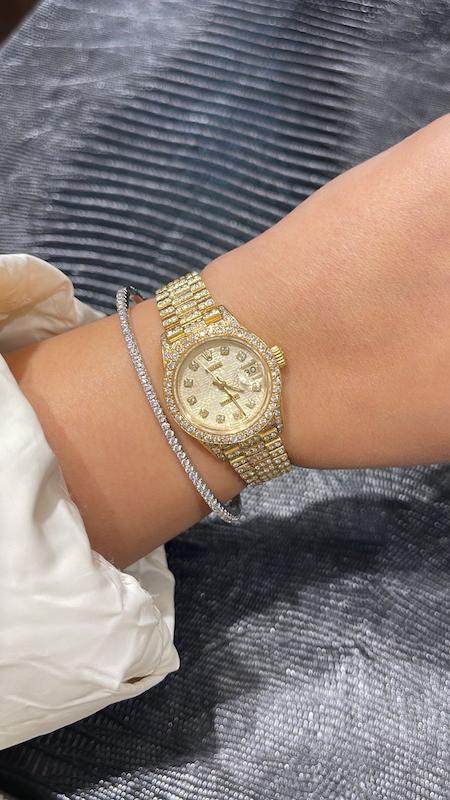 قیمت خرید ساعت رولکس طلا زنانه | ابریشم چی