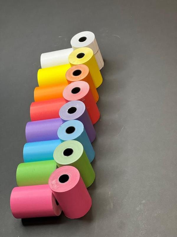 رول کارتخوان رنگی (چند رنگ)