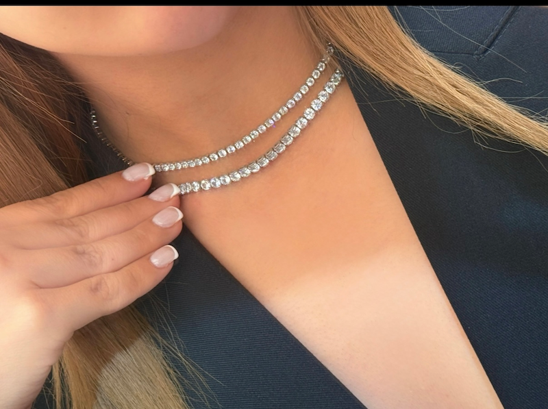 گردنبندتنیسی زنانه 