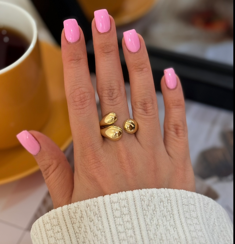 انگشترگلد رنگ ثابت