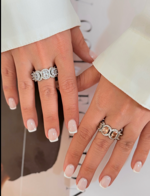 انگشترجواهرتمام سنگ بی نظیر