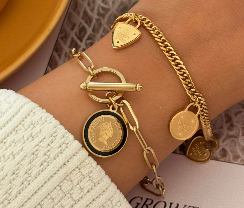 دستبنداستیل رنگ ثابت