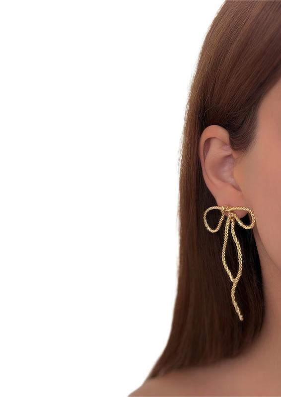 گوشواره ورشو ترک مدل پاپیون