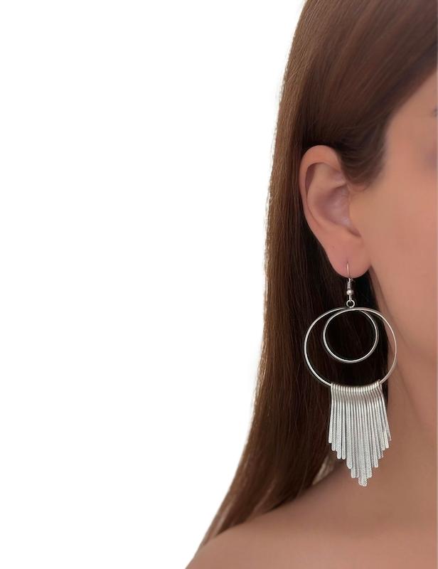 گوشواره حلقه ای ترک