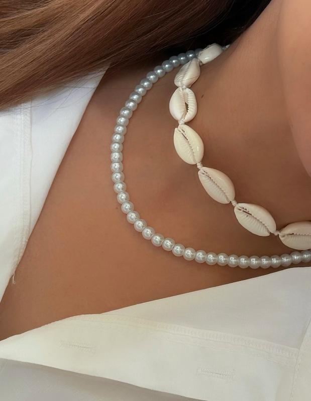گردنبند صدف تابستونی 