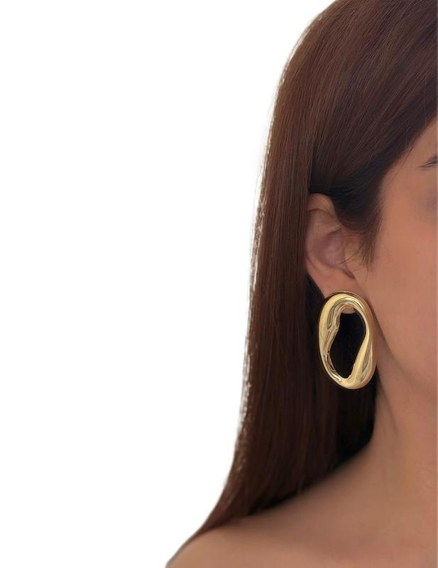 گوشواره دفرمه حلقه ای