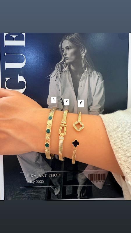 دستبندهای طرح طلا