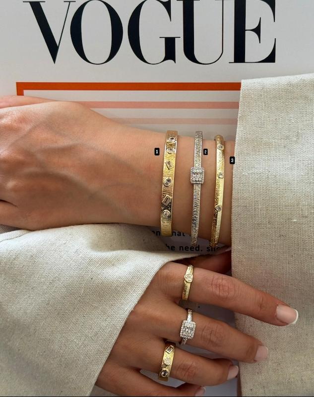 ست دستبند و انگشتر طرح طلا