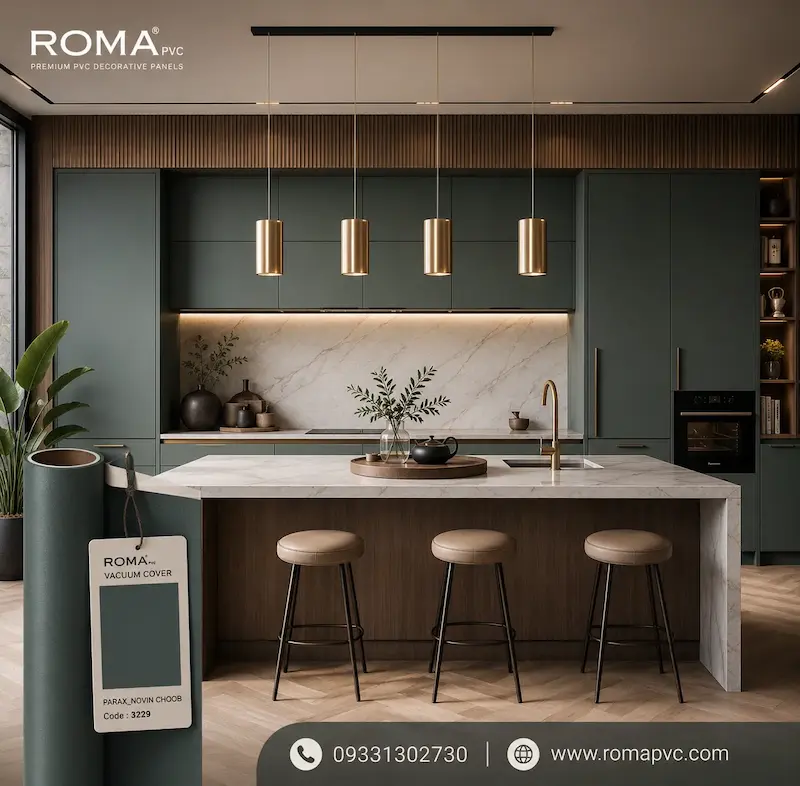 کابینت سبز سوپرمات