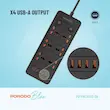 چندراهی برق ۶ پورت پرودو بلو مدل Dual Switch Power Strip