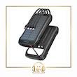 پاوربانک خورشیدی ۲۰۰۰۰ گرین لاین Solar Force توان 20W مدل GNSOLF20PBBK