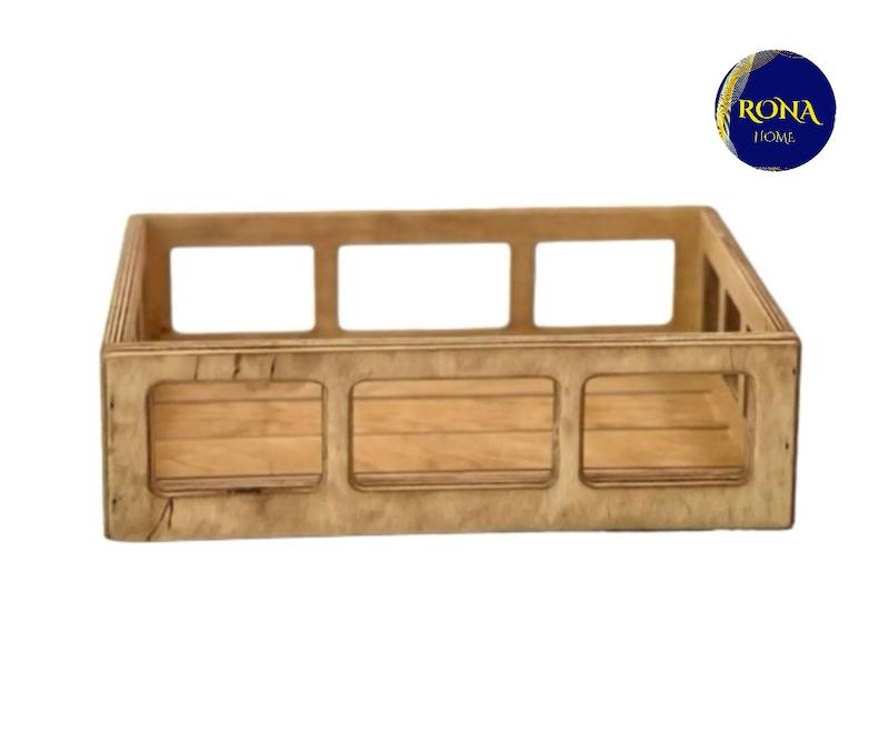 باکس نظم دهنده چوبی بزرگ پنجره ای