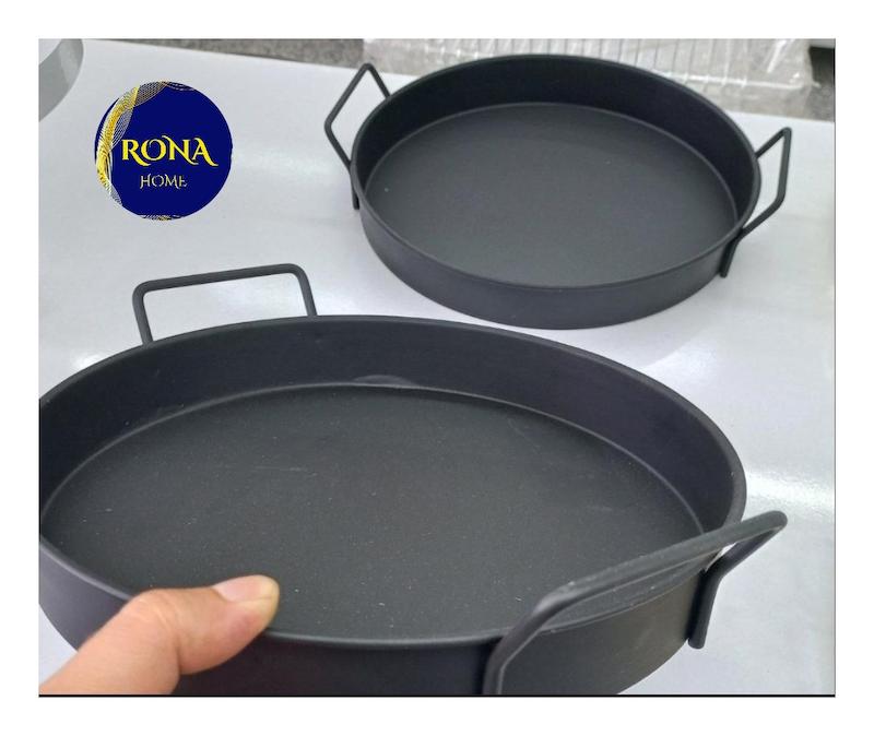 سینی فینگر فود فلزی دایره
