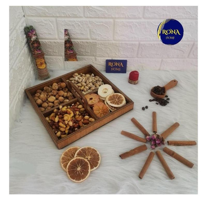 مزه خوری 4 خانه چوبی