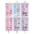 پک استیکر 2ورقی تمبری شفافSANRIO 🍓💗