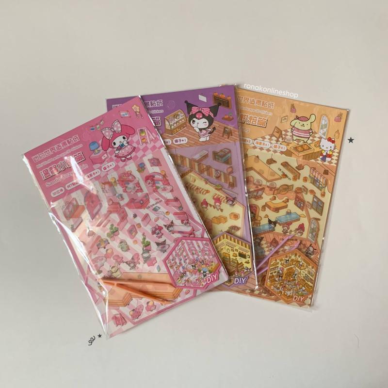استیکر چیدمانی 3D کالکشن SANRIO 🍥✨