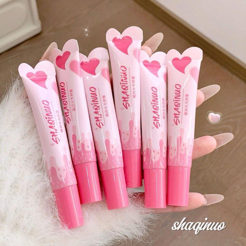 لیپ گلاس ژله ای قلبی SHAGINUO💖✨
