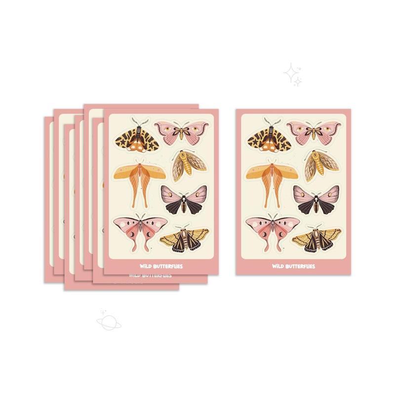استیکر کالکشن WILD BUTTERFLIES 🦋🪄