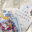 پک استیکر شفاف برش خورده خرسی ☁️🐻‍❄️