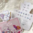 پک استیکر شفاف برش خورده خرسی ☁️🐻‍❄️