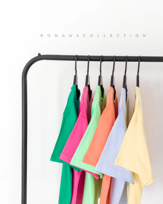 تیشرت کراپ بیسیک 