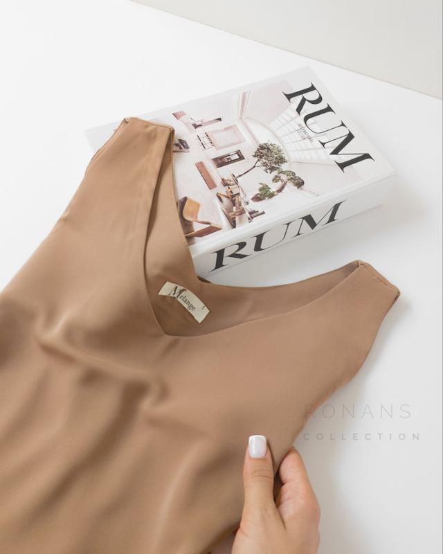 تاپ حریر یقه هفت