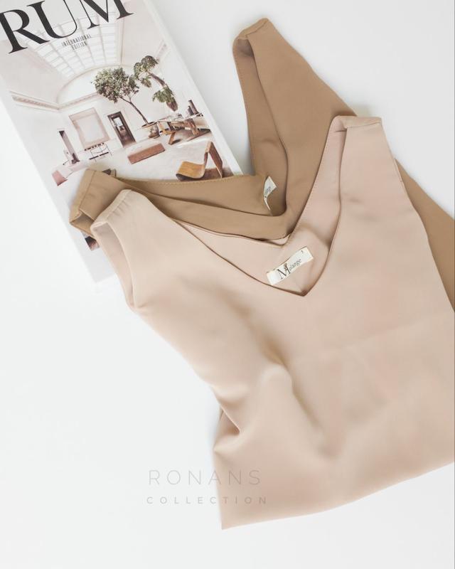تاپ حریر یقه هفت