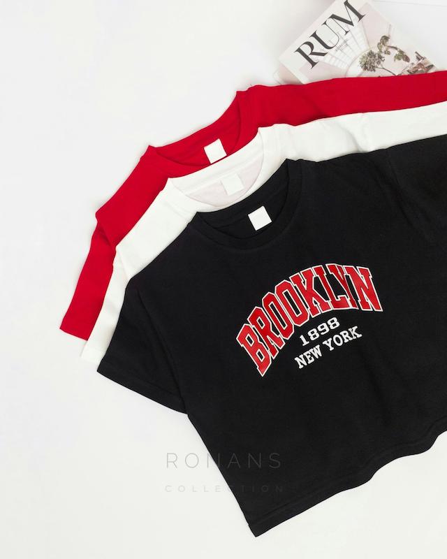 تیشرت کراپ BROOKLYN