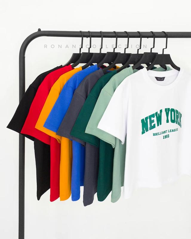 تیشرت کراپ NEW YORK