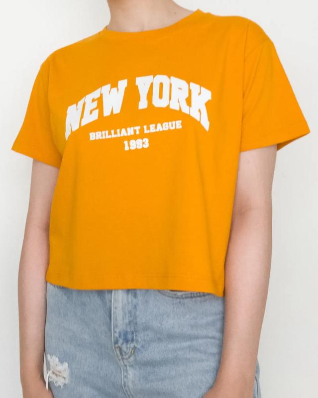 تیشرت کراپ NEW YORK