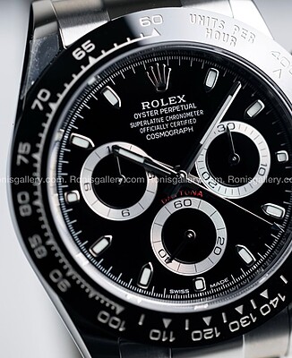 ساعت مچی مردانه رولکس ROLEX سه موتوره فعال مدل دیتونا درجه یک مشکی