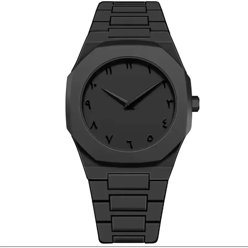 ساعت مچی مردانه مدل اعداد فارسی فول مشکی