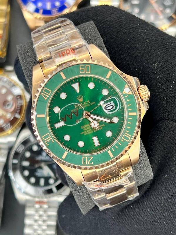 ساعت رولکس سابمارینر سبز طلایی – موتور ژاپن مستر کوالیتی