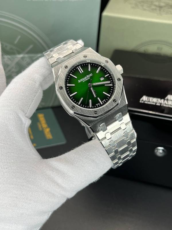 ساعت مچی مردانه Audemars Piguet های‌کپی کیفیت مستر صفحه سبز با موتور ژاپنی