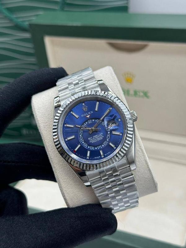 ساعت مچی رولکس Sky Dweller صفحه ابی