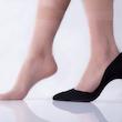 جوراب دوربعی شیشه ای خالدار
