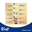 پنیر چدار Kraft فرآوری شده 250 گرم و 500 گرم