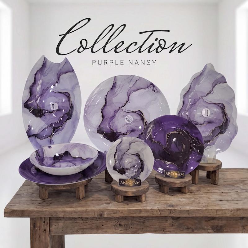 کالکشن طرح نانسی بنفش | Purple Nansy Design Collection