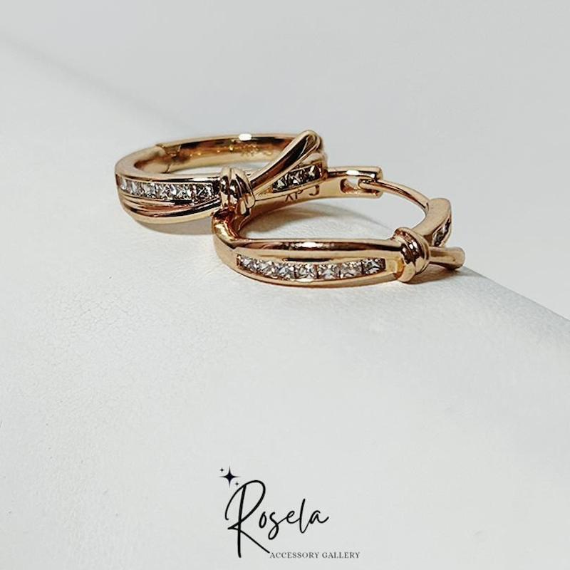 گوشواره گره نگینی