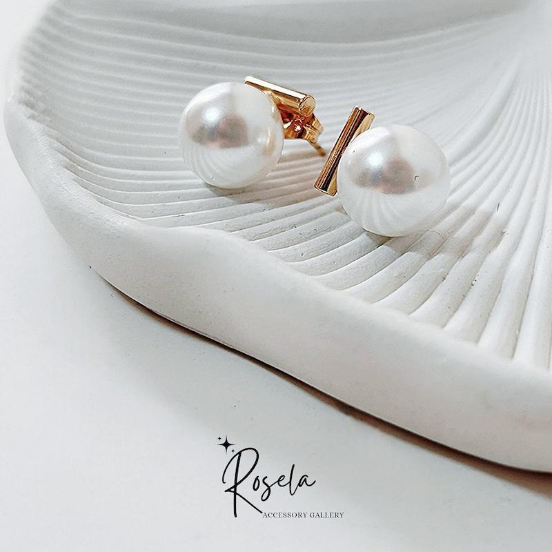 گوشواره مروارید ساده