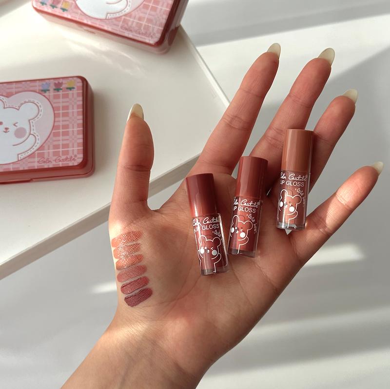 پک اقتصادی رژلب خرسی ۶ عددی 🧸🍪🤎