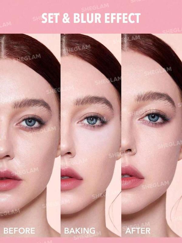 ست ۳ عددی پاف مثلثی صورتی شیگلم Sheglam🎀