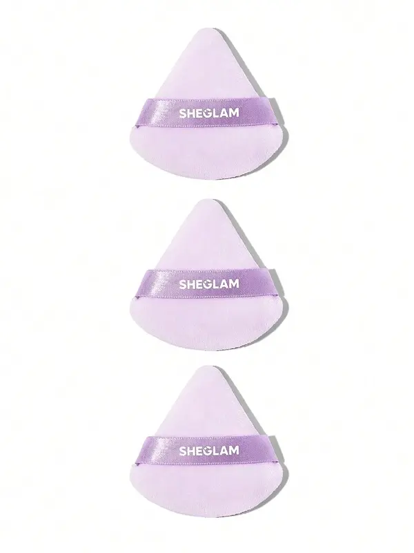 ست ۳ عددی پاف مثلثی بنفش شیگلم Sheglam💜