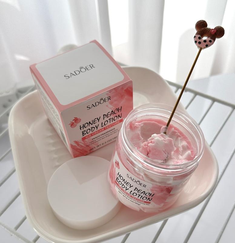 بستنی بدن وانیل هلویی SADORE🥥🍑