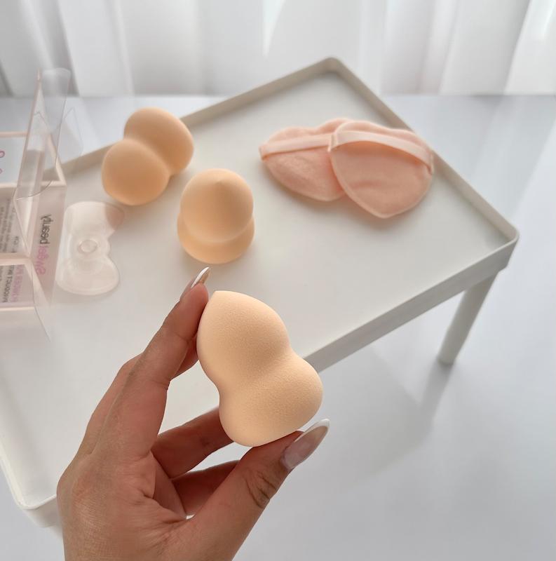 ست بیوتی بلندر و پاف قلبی Sweet beauty🥚🩵