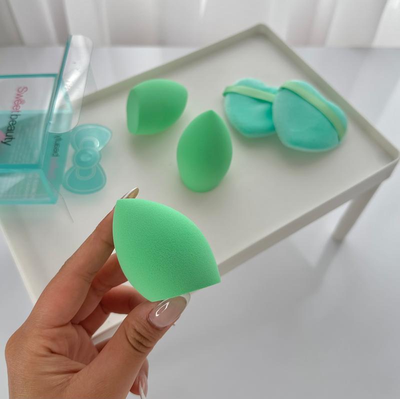 ست بیوتی بلندر و پاف قلبی Sweet beauty🥚🩵