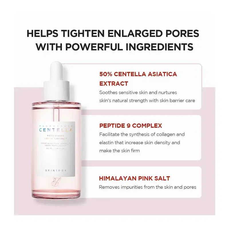 سرم کوچک کننده منافذ سنتلا Centella skin 1004