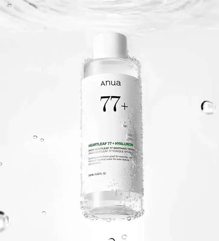 تونر تسکین دهنده آنوا Anua مدل %77 Heartleat