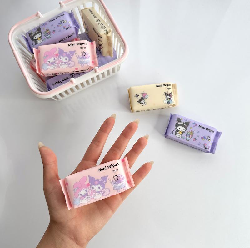 دستمال مرطوب مینی کرومی💜