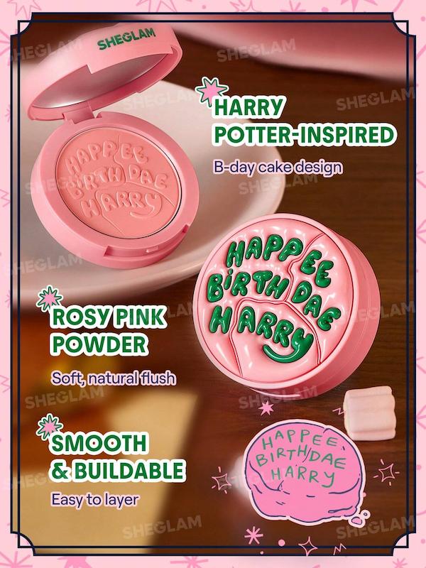 پلت رژگونه کیک هری پاتر | شیگلم مدل Harry Potter™ X SHEGLAM Happee Birthdae Harry Blush